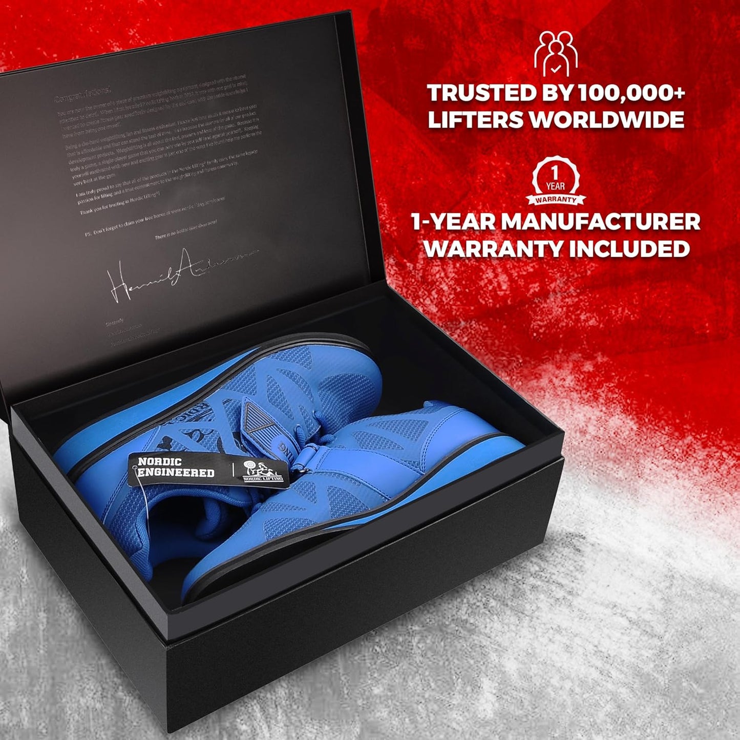 MEGIN Deadlift Shoes – Elevated Heel Gym Footwear for Powerlifting, Weightlifting & Strength Training – Non-Slip Sole Lifting Shoes for Men