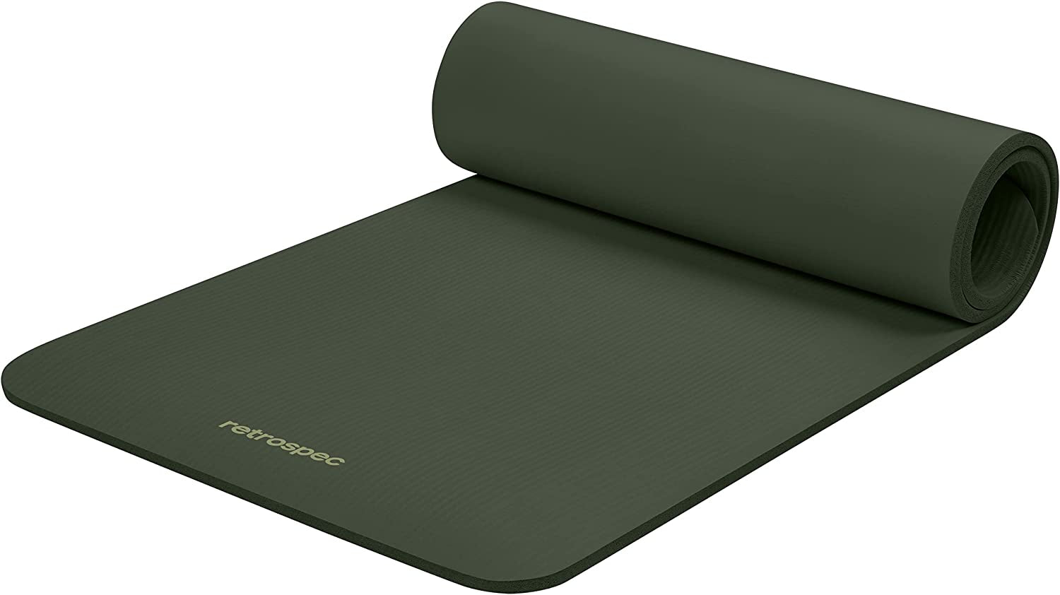 Solana Yoga Mat Thick 1/2In Non-Slip Workout Mat with Nylon Strap - 72X24In Exercise Mat for Pilates, Stretching & Fitness - BPA Free, Easy Clean